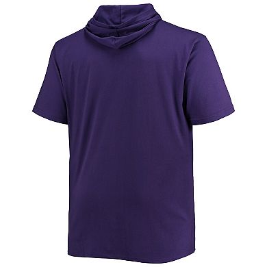 Men's Purple LSU Tigers Big & Tall Team Hoodie T-Shirt