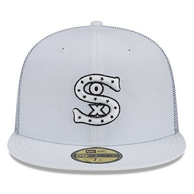 Men's New Era White Chicago White Sox 2022 Batting Practice 59FIFTY Fitted Hat