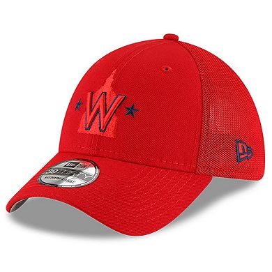 Men's New Era  Red Washington Nationals 2023 Batting Practice 39THIRTY Flex Hat