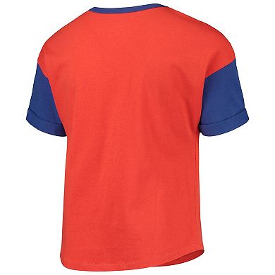Girls Youth Orange New York Mets Bleachers T-Shirt