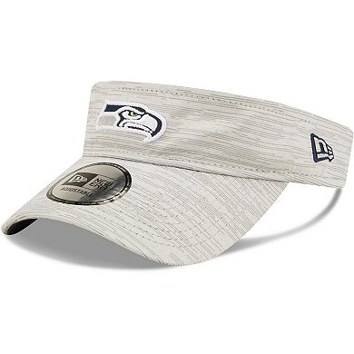 Men's New Era Gray Seattle Seahawks Distinct Adjustable Visor