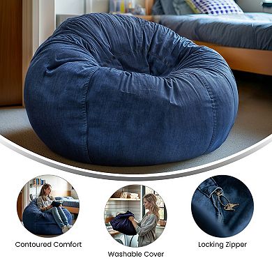 Flash Furniture Oversized Refillable Bean Bag Chair