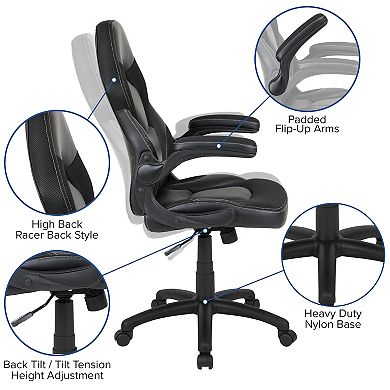 Flash Furniture Red Gaming Desk & Racing Desk Chair 2-piece Set