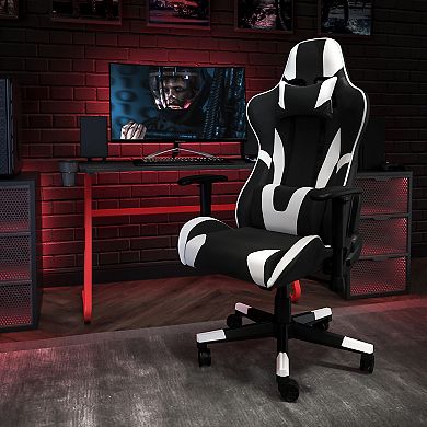 Flash Furniture Red Base Gaming Desk & Reclining Gaming Desk Chair 2-piece Set