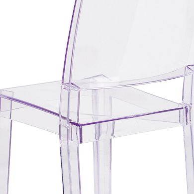 Flash Furniture Phantom Transparent Stacking Dining Chair