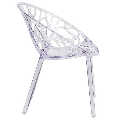 Flash Furniture Specter Transparent Stacking Accent Chair