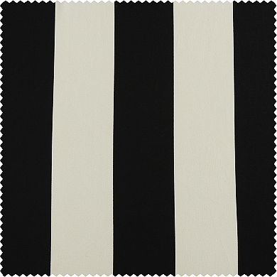 EFF Cabana Printed Cotton Tie-Up Window Shade, 46" X 63", Cabana Black