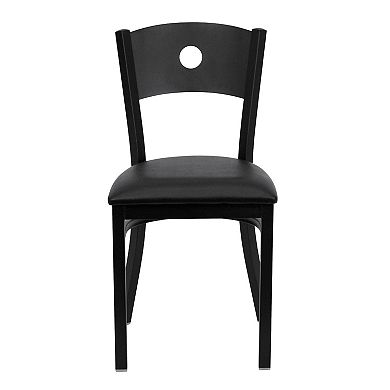 Flash Furniture Hercules Series Circle-Back Metal Restaurant Chair