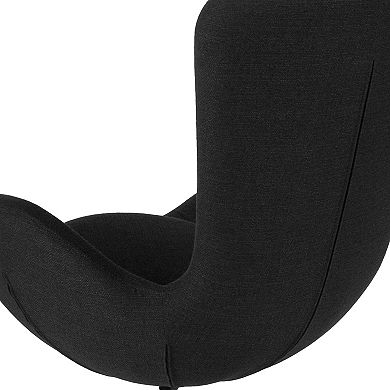 Flash Furniture Egg Series Fabric Side Reception Chair