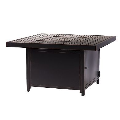 Oakland Living Square Propane Fire Pit Table