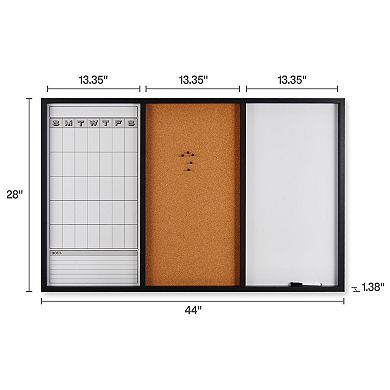 Mikasa Black Border Tri-Board with Pen & Tacks
