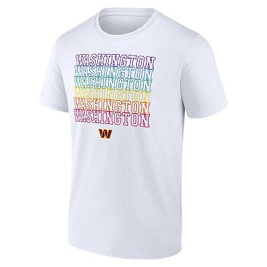 Men's Fanatics Branded White Washington Commanders City Pride Team T-Shirt