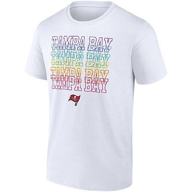 Men's Fanatics Branded White Tampa Bay Buccaneers City Pride Team T-Shirt
