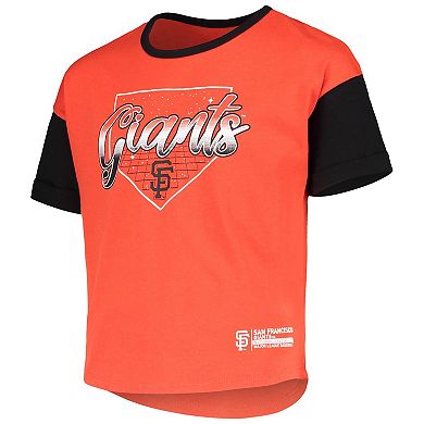 Girls Youth Orange San Francisco Giants Bleachers T-Shirt