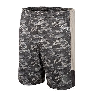 Men's Colosseum Camo Navy Midshipmen OHT Military Appreciation Terminal Shorts