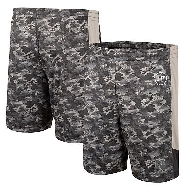 Men's Colosseum Camo Navy Midshipmen OHT Military Appreciation Terminal Shorts