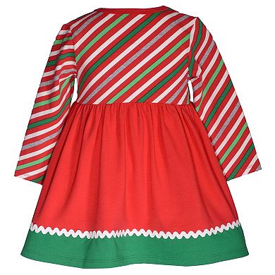 Baby & Toddler Girl Bonnie Jean Candy Cane Dress