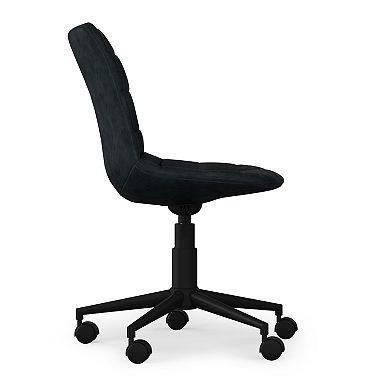 Simpli Home Chambers Executive Swivel Office Chair