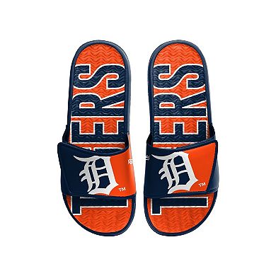 Men's FOCO Detroit Tigers Logo Gel Slide Sandals