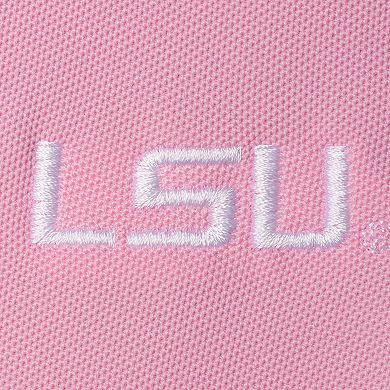 Infant Garb Pink LSU Tigers Caroline Cap Sleeve Polo Romper