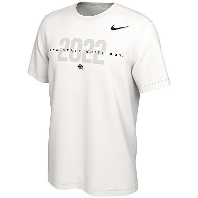 Men's Nike White Penn State Nittany Lions 2022 White Out Student T-Shirt