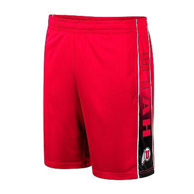 Men's Colosseum Red Utah Utes Lazarus Shorts