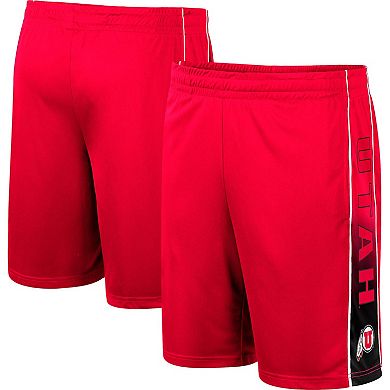 Men's Colosseum Red Utah Utes Lazarus Shorts