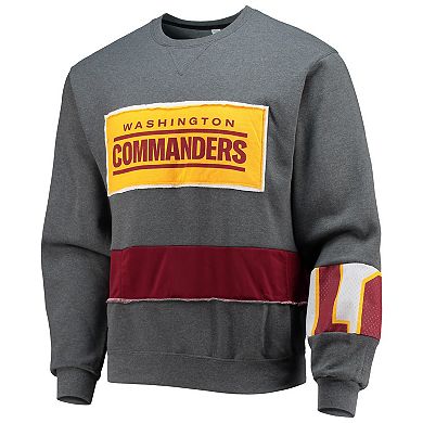 Men's Refried Apparel Gray Washington Commanders Sustainable Pullover Sweatshirt