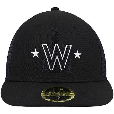 Men's New Era Black Washington Nationals 2022 Batting Practice Team Low Profile 59FIFTY Fitted Hat