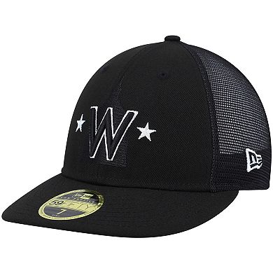 Men's New Era Black Washington Nationals 2022 Batting Practice Team Low Profile 59FIFTY Fitted Hat