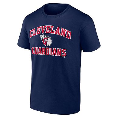 Men's Fanatics Branded Navy Cleveland Guardians Heart & Soul T-Shirt