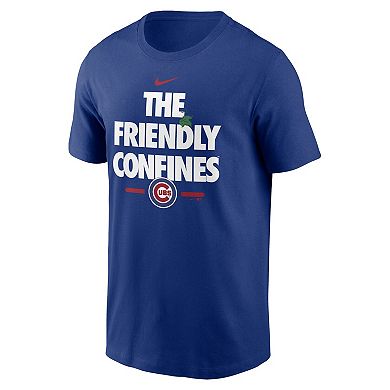 Men's Nike Royal Chicago Cubs The Friendly Confines Local Team T-Shirt