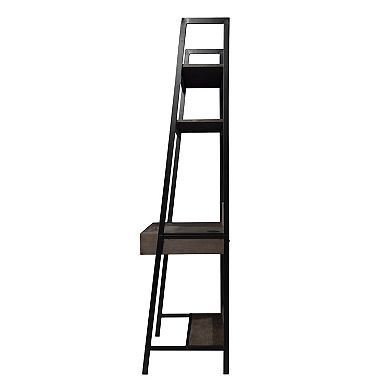 Southern Enterprises Lisaly Industrial Ladder Desk