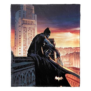 Batman Knight Watch Silk Touch Throw Blanket
