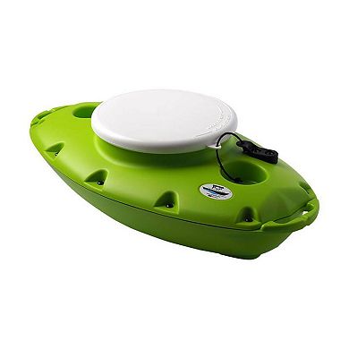 CreekKooler 15 Quart Floating Beverage Portable Pup Cooler with 8 Foot Tow Rope