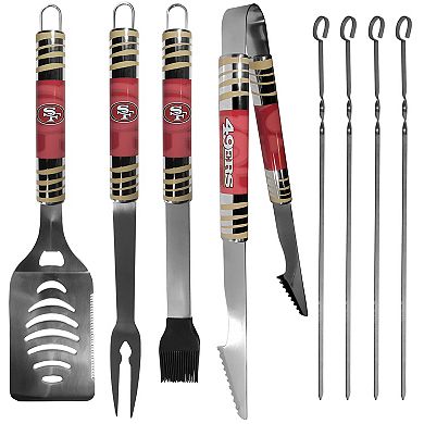 San Francisco 49ers Tailgater 8-Piece BBQ Grill Set