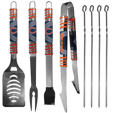 Chicago Bears Tailgater 8-Piece BBQ Grill Set
