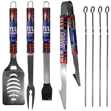 New York Giants Tailgater 8-Piece BBQ Grill Set