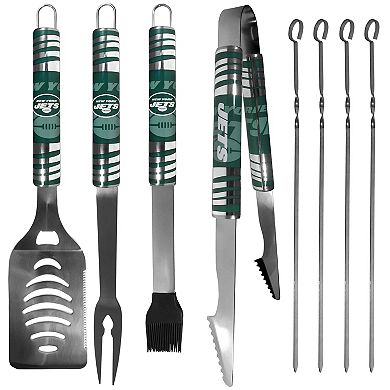 New York Jets Tailgater 8-Piece BBQ Grill Set