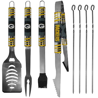 Green Bay Packers Tailgater 8-Piece BBQ Grill Set