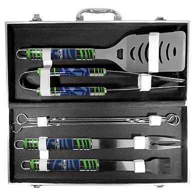 Seattle Seahawks Tailgater 8-Piece BBQ Grill Set