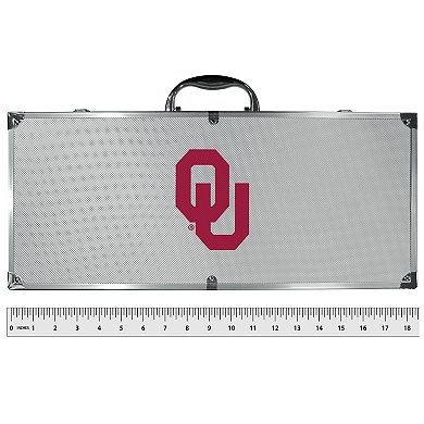 Oklahoma Sooners Tailgater 8-Piece BBQ Grill Set