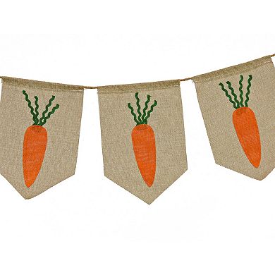 National Tree Company Carrots Easter Banner Wall Decor