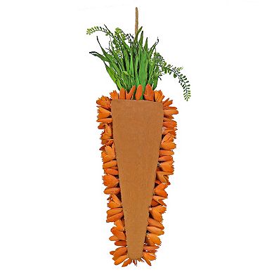 National Tree Company Artificial Floral Carrot Easter Wall Decor