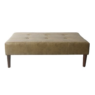 HomePop Classic Tufted Long Bench