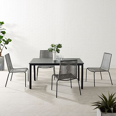 Crosley Fenton Patio Dining Table & Chair 5-piece Set