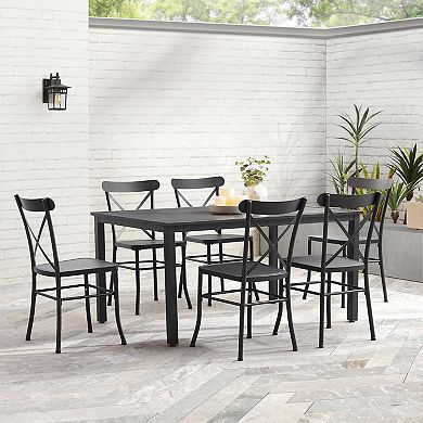 Crosley Astrid Patio Dining Table & Chair 7-piece Set