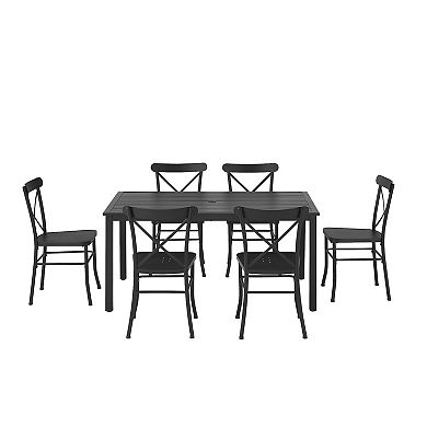 Crosley Astrid Patio Dining Table & Chair 7-piece Set