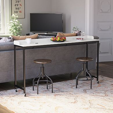 Ameriwood Home Park Hill Adjustable Height Over-The-Bed Desk