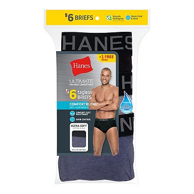 Men's Hanes® 5+1 Bonus Pack ComfortBlend Fresh IQ Briefs